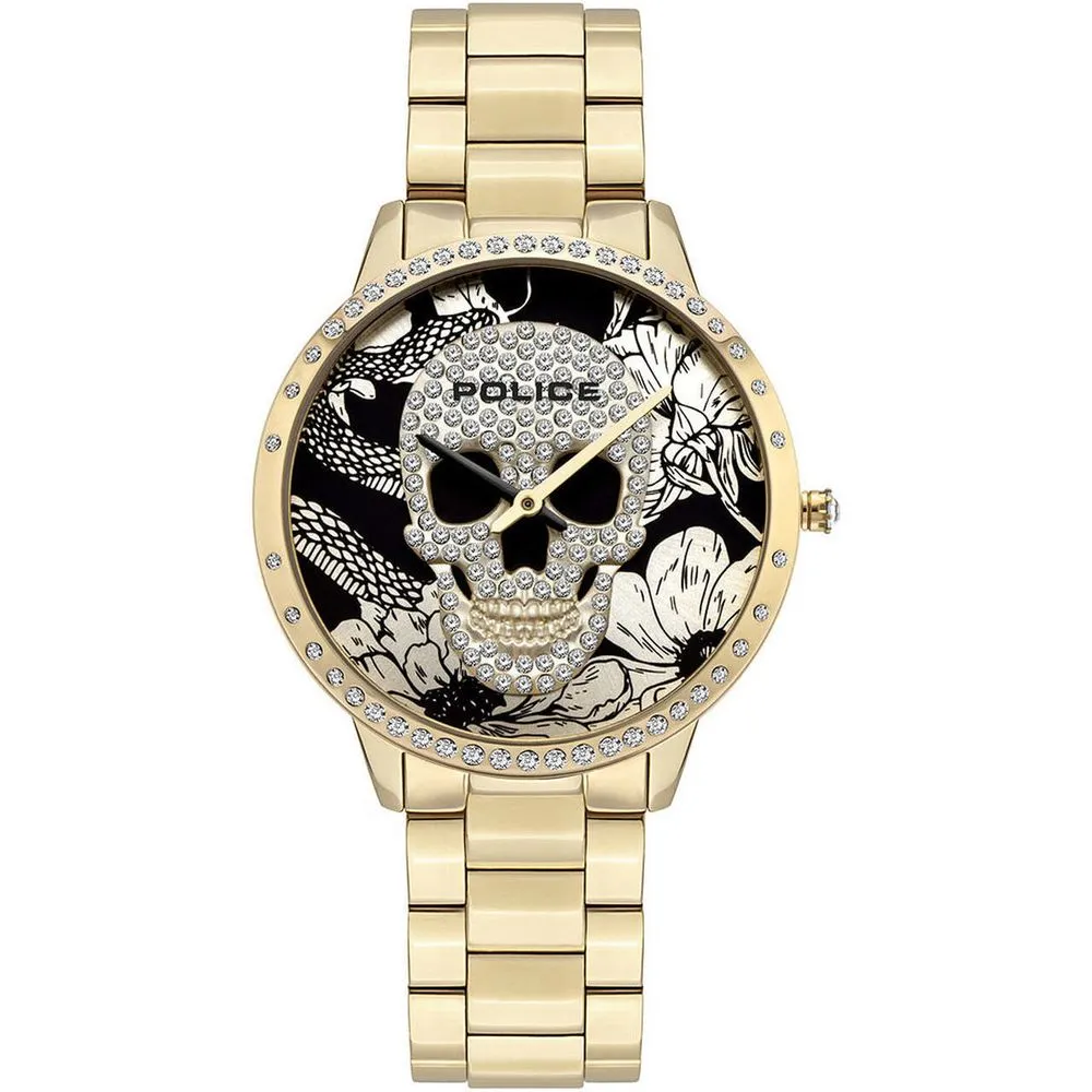Police Women's Gold Stainless Steel Watch