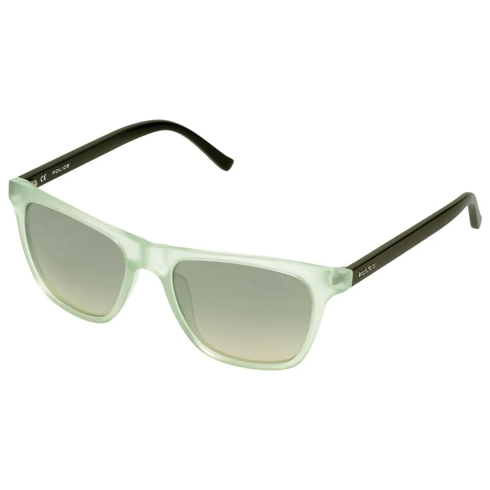 Police Unisex Green Injected Sunglasses