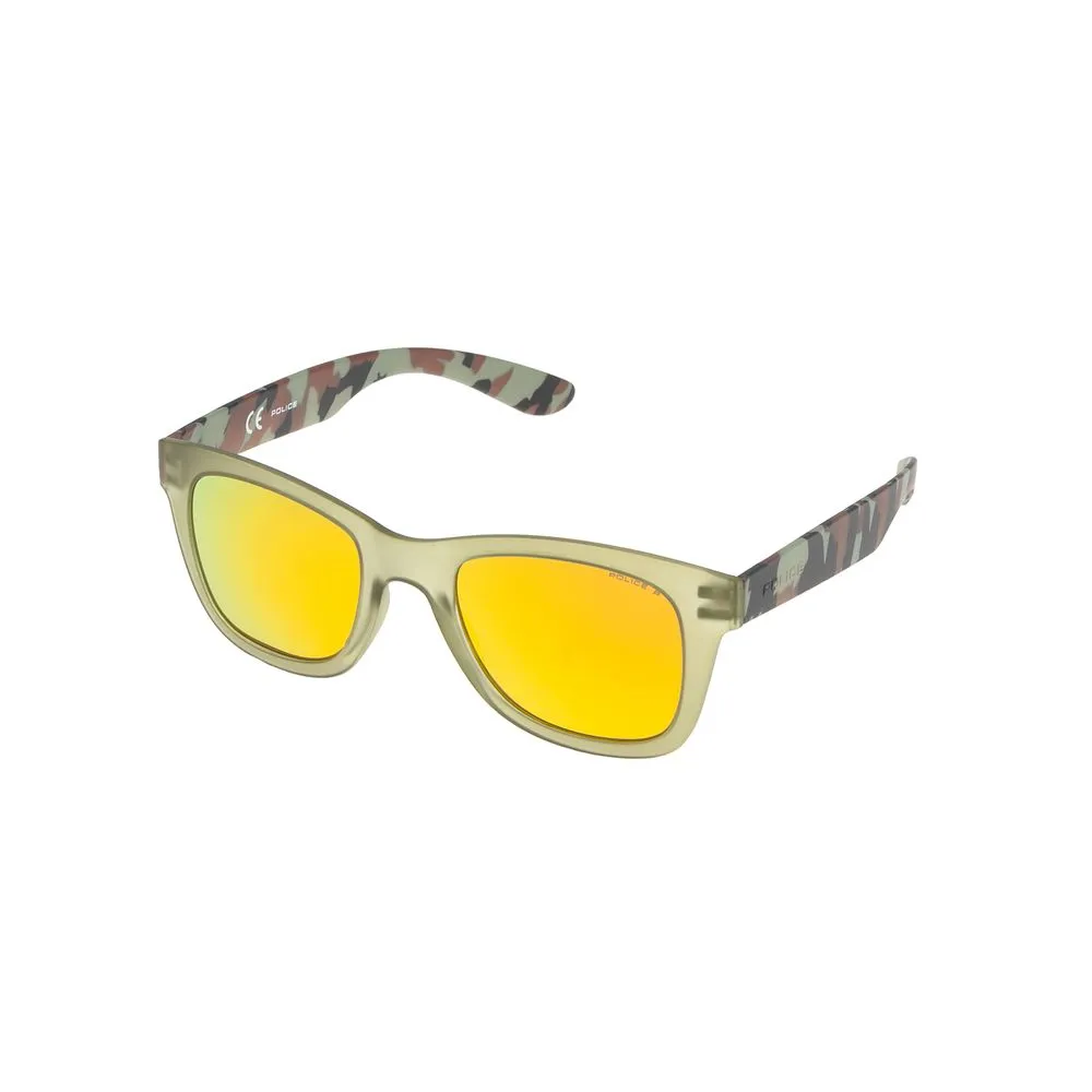 Police Men's Green Injected Sunglasses
