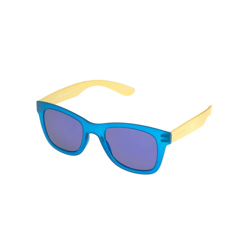 Police Men's Blue Injected Sunglasses