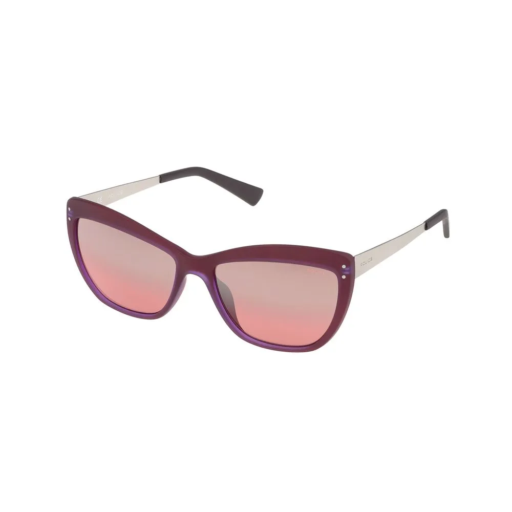 Police Women's Red Injected Sunglasses
