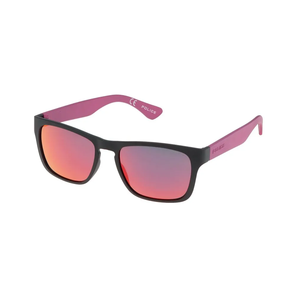 Police Unisex Black Injected Sunglasses