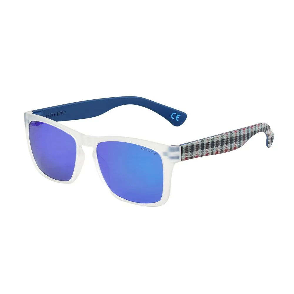 Police Unisex White Injected Sunglasses
