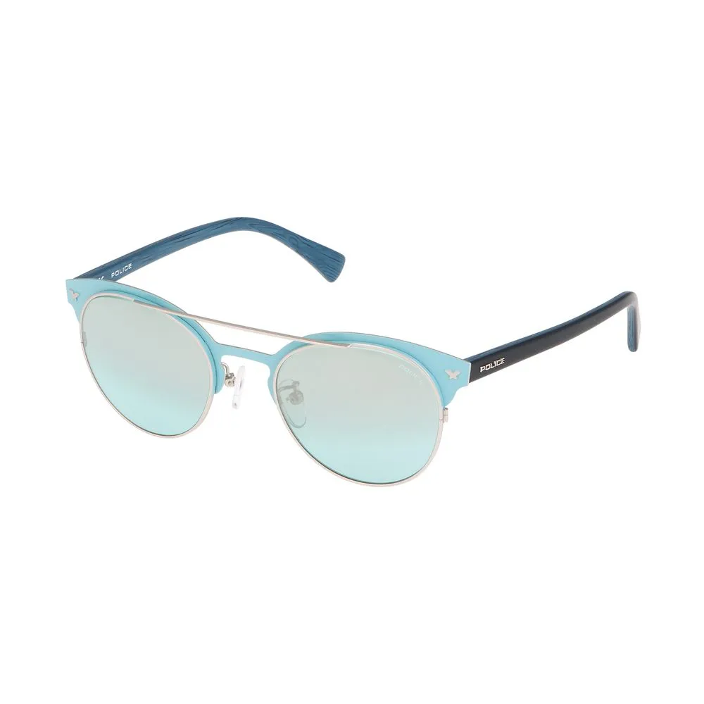 Police Women's Gray Metal Sunglasses