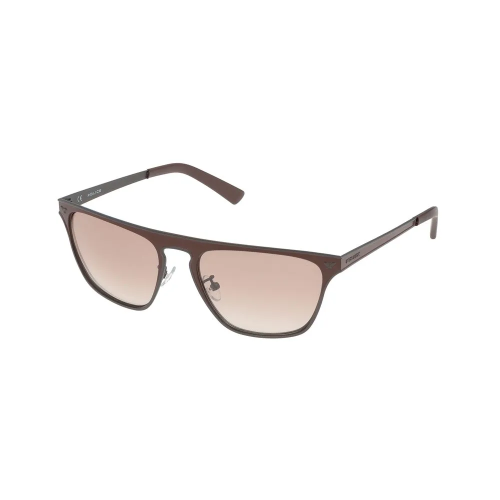 Police Women's Gray Metal Sunglasses