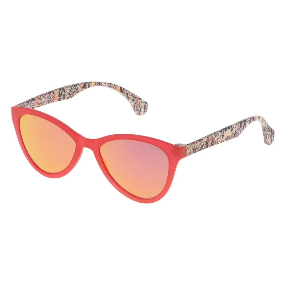 Police Women's Red Injected Sunglasses