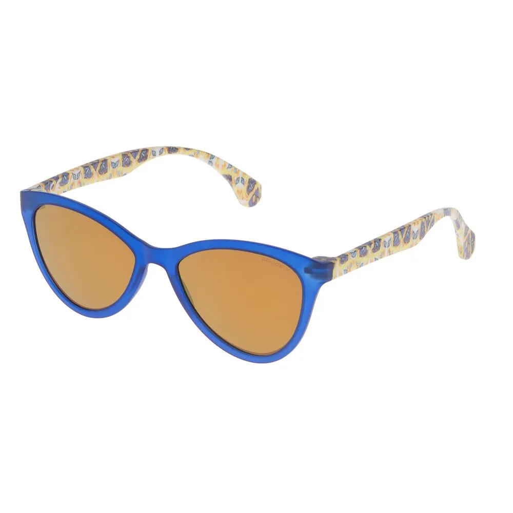Police Men's Blue Injected Sunglasses
