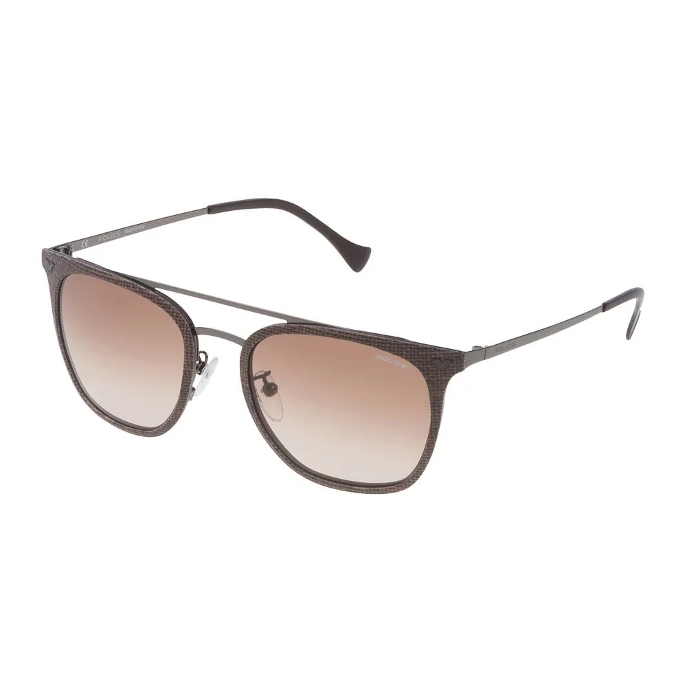 Police Women's Brown Metal Sunglasses