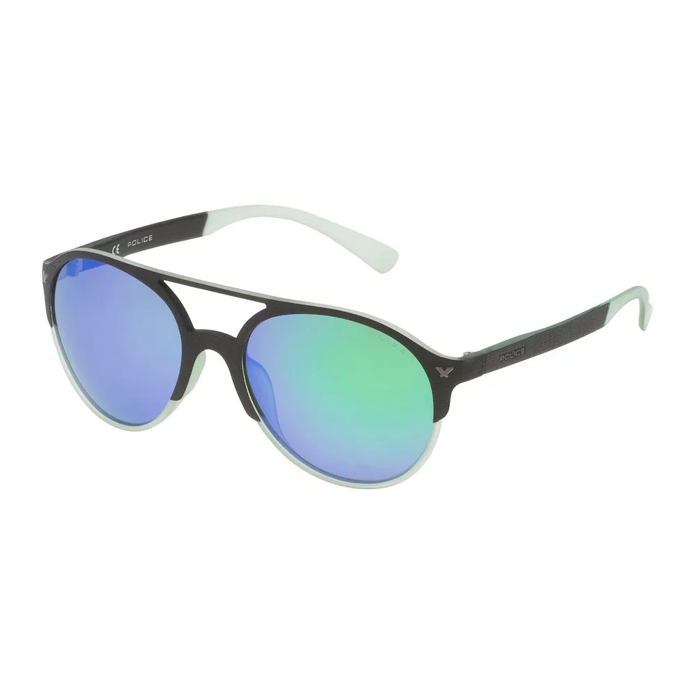 Police Unisex Black Injected Sunglasses