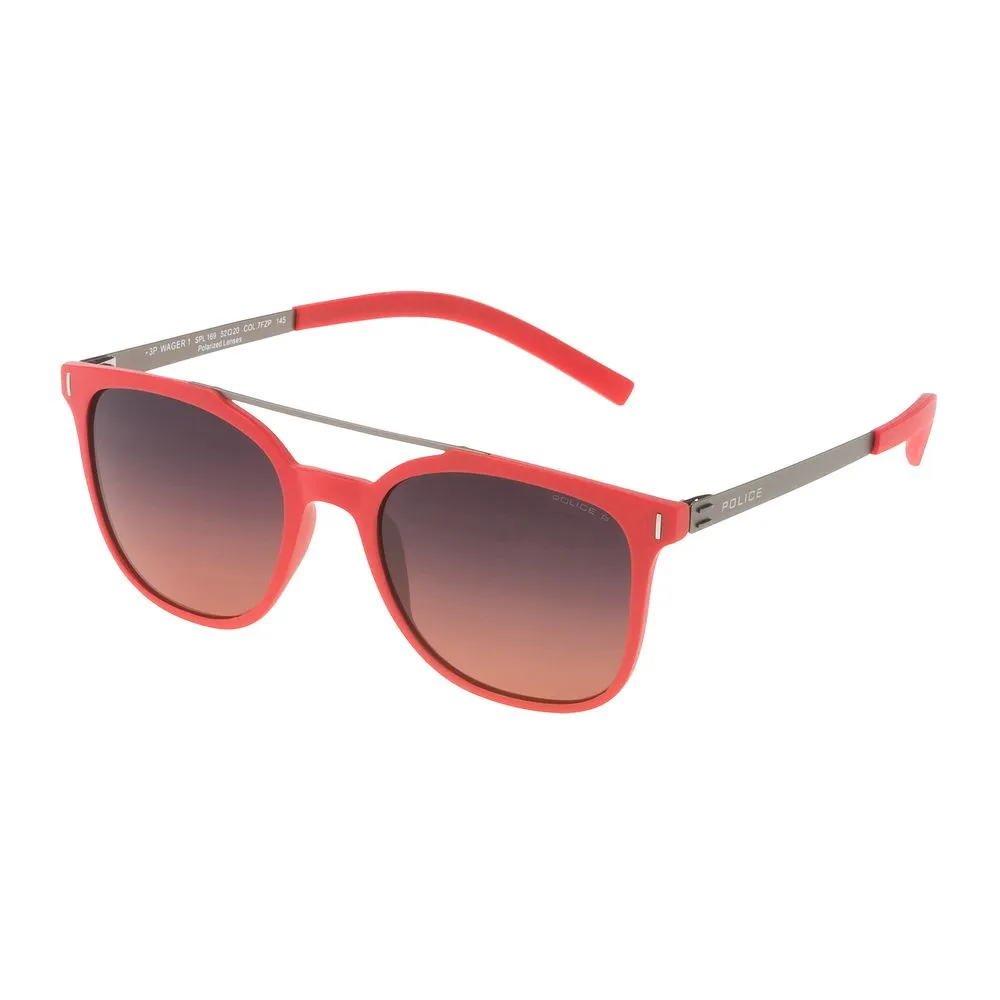 Police Men's Red Injected Sunglasses