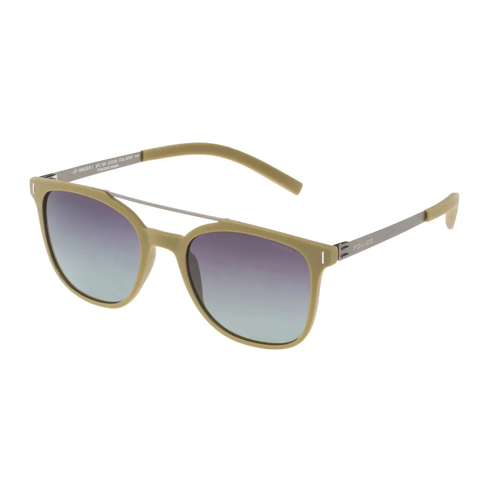 Police Men's Green Injected Sunglasses
