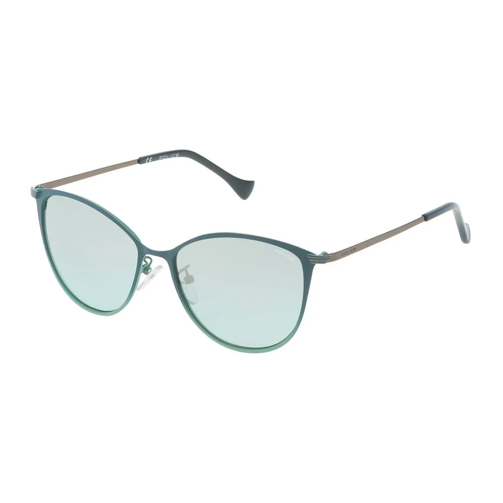 Police Women's Green Metal Sunglasses