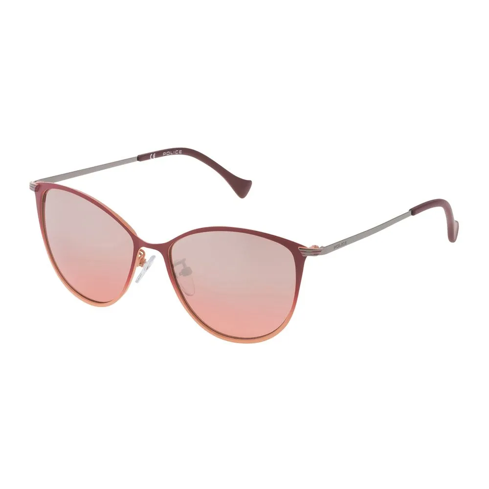 Police Women's Orange Metal Sunglasses