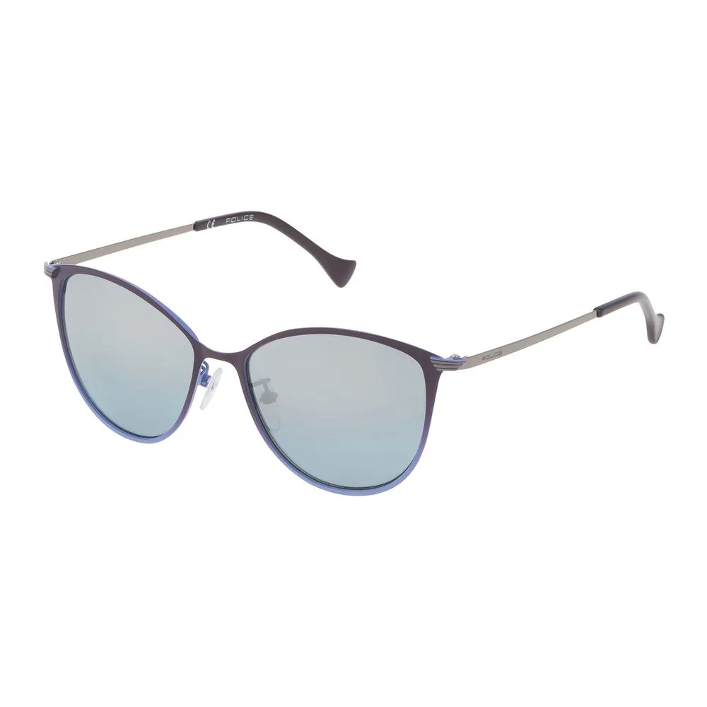 Police Women's Blue Metal Sunglasses