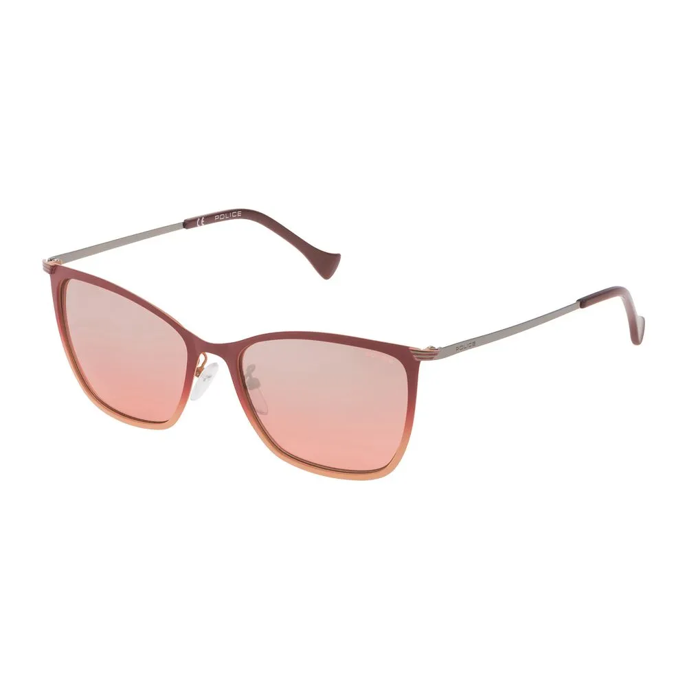 Police Women's Orange Metal Sunglasses