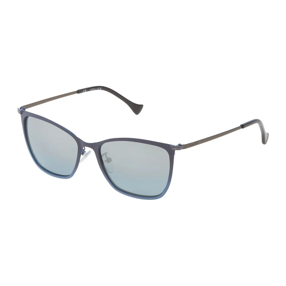 Police Women's Blue Metal Sunglasses