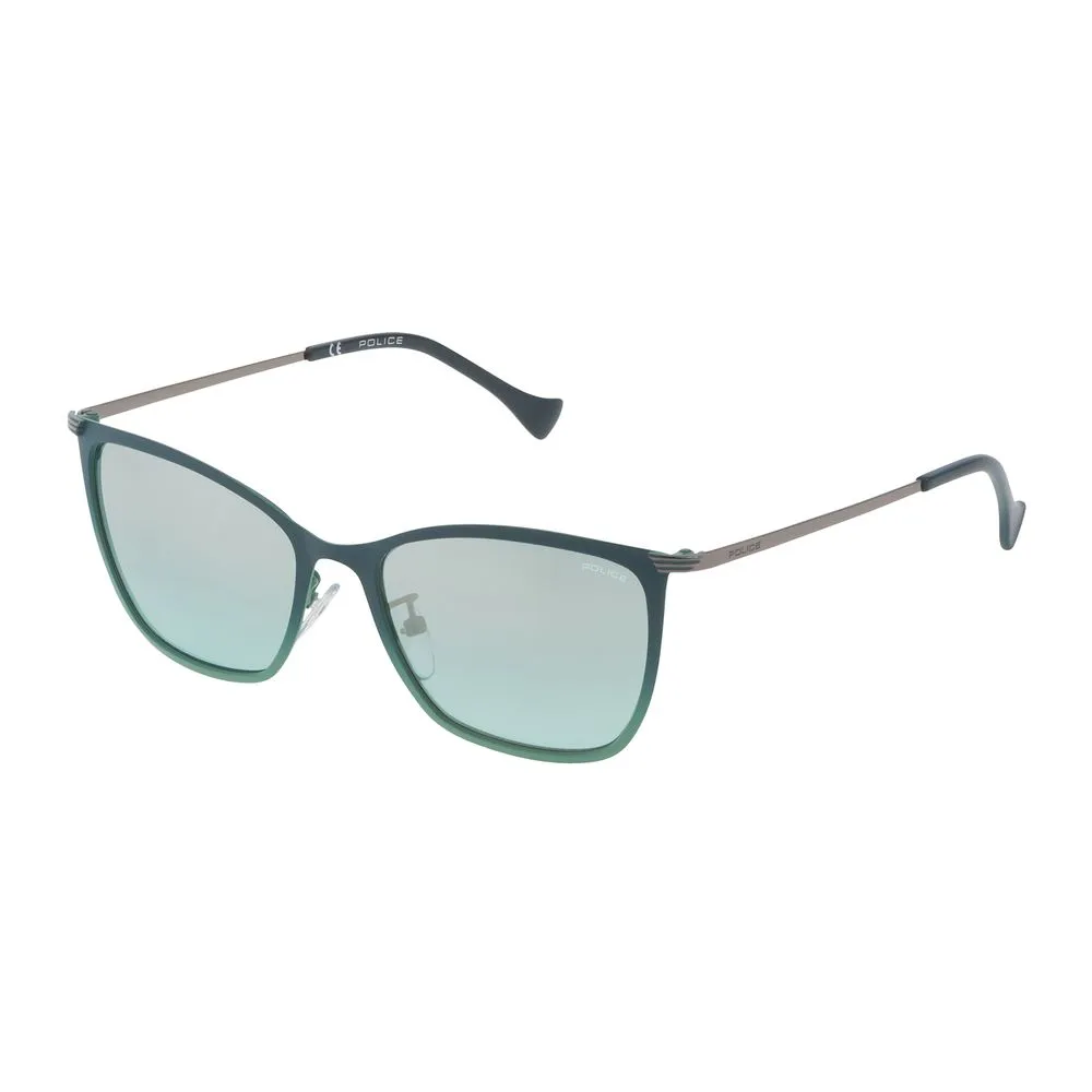 Police Women's Green Metal Sunglasses