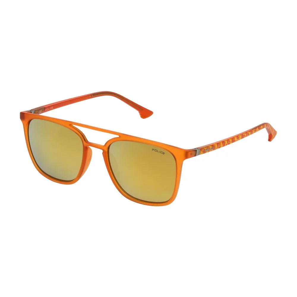 Police Women's Orange Injected Sunglasses
