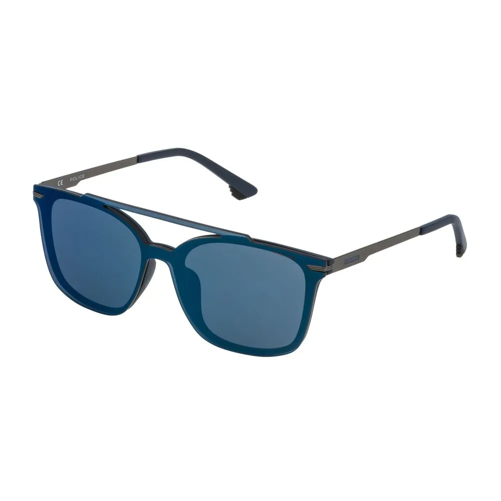 Police Unisex Blue Metal Sunglasses