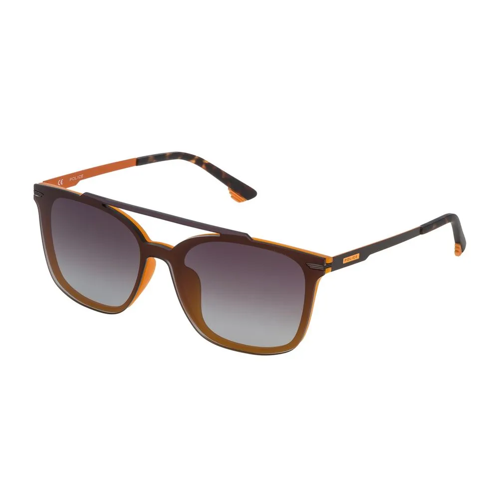 Police Unisex Gray Metal Sunglasses
