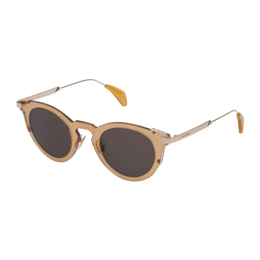 Police Women's Pink Metal Sunglasses