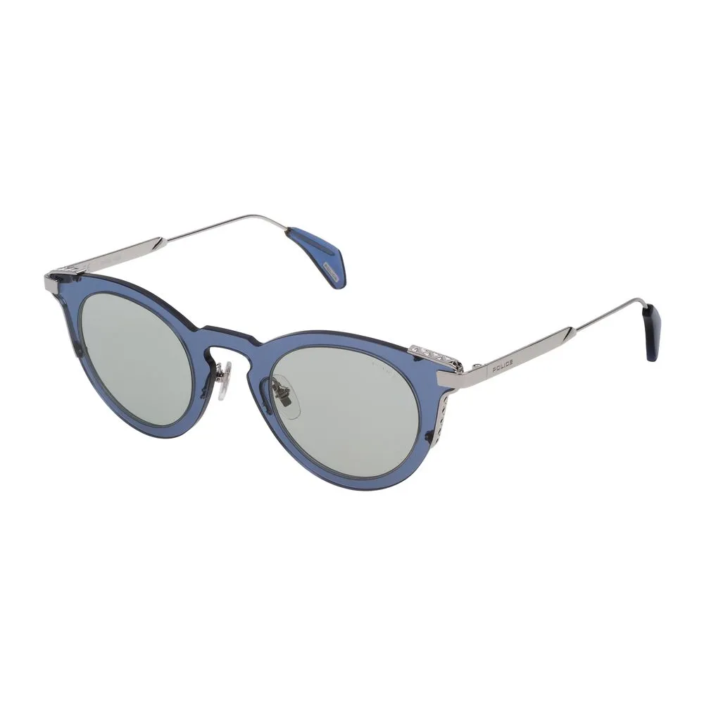 Police Women's Gray Metal Sunglasses