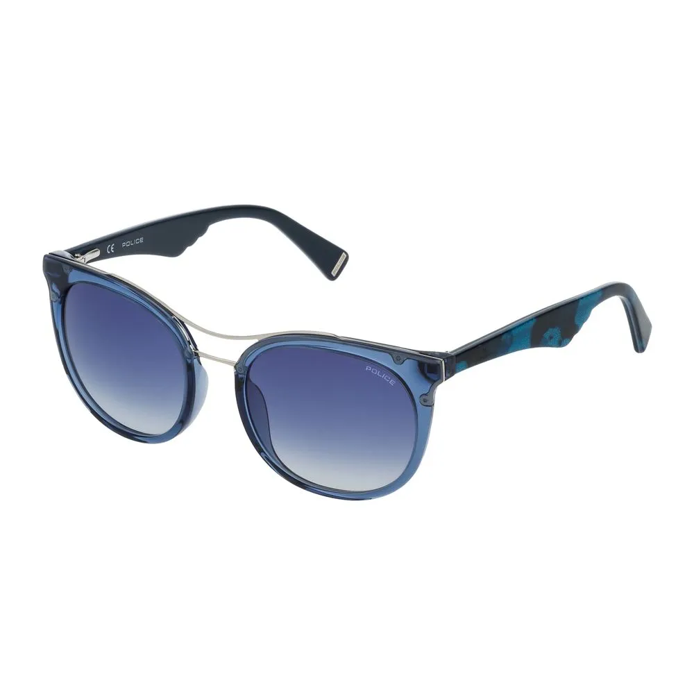 Police Women's Blue Acetate Sunglasses