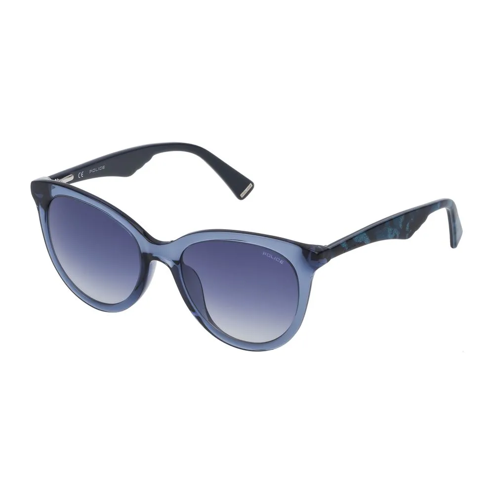 Police Women's Blue Acetate Sunglasses