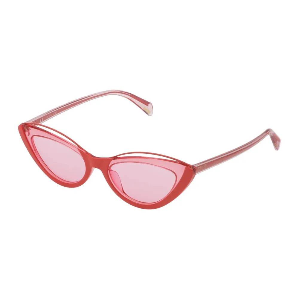 Police Women's Orange Acetate Sunglasses