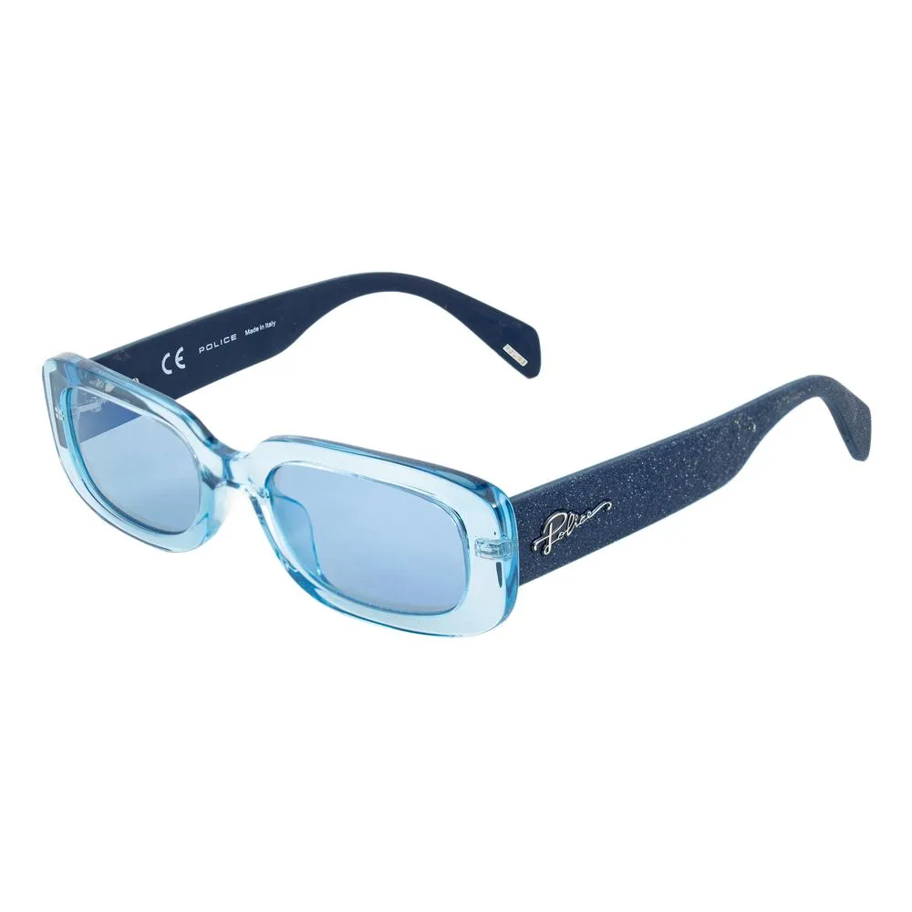 Police Women's Blue Acetate Sunglasses