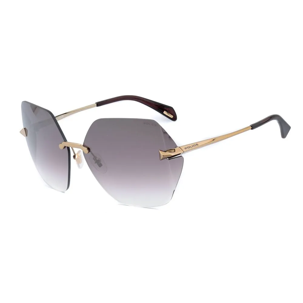 Police Women's Gold Metal Sunglasses
