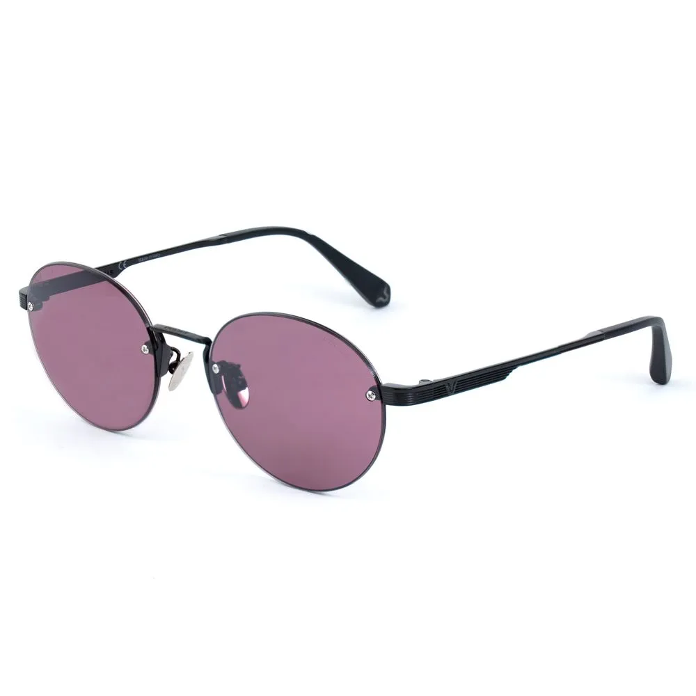 Police Men's Black Metal Sunglasses