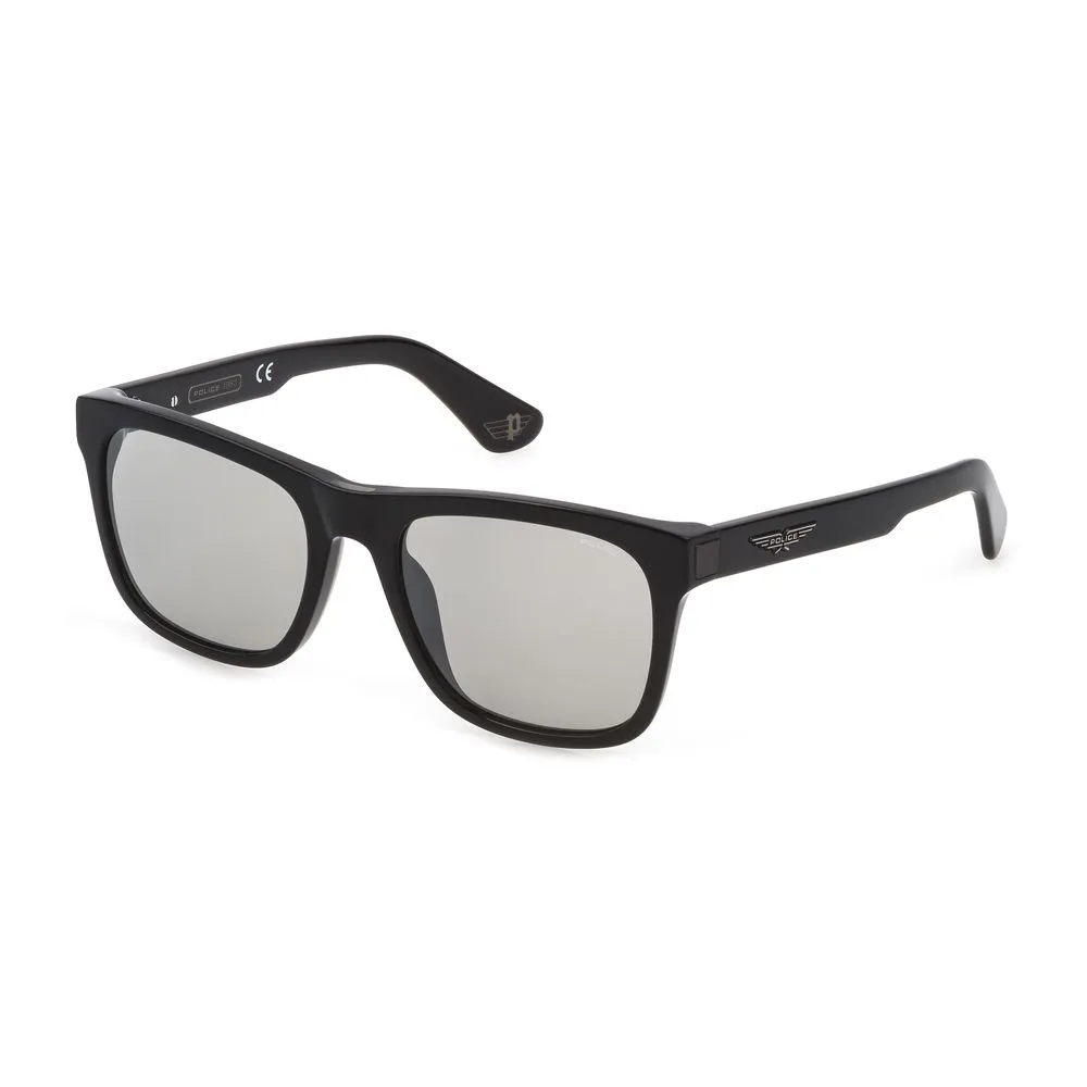 Police Men's Black Plastic Sunglasses