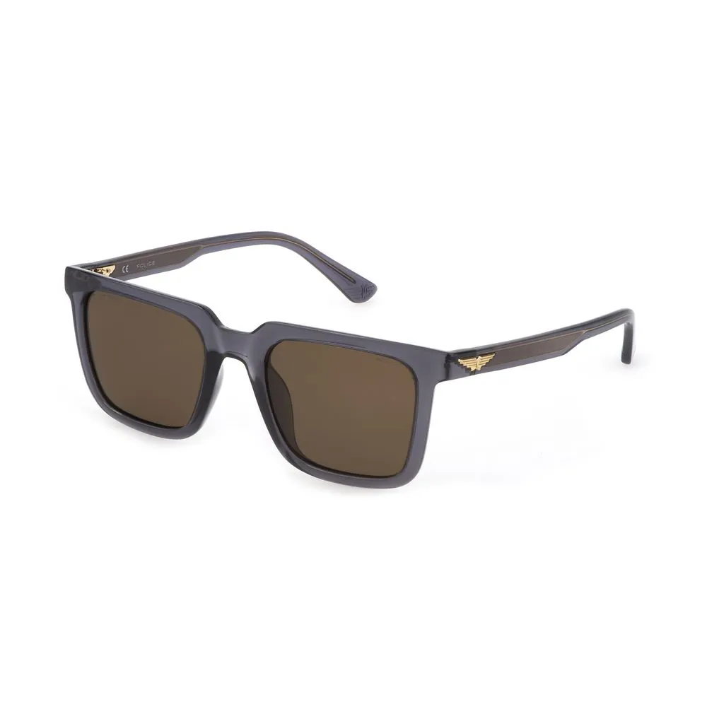 Police Women's Gray Injected Sunglasses