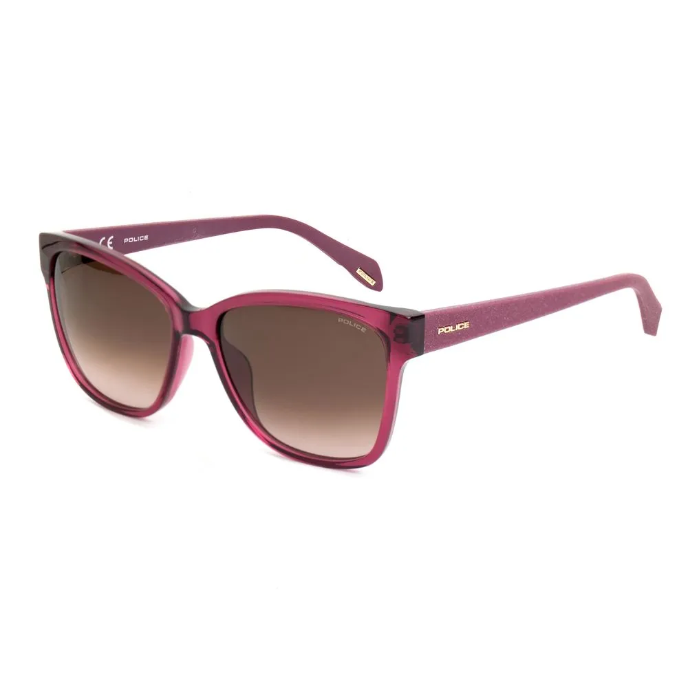Police Women's Red Acetate Sunglasses