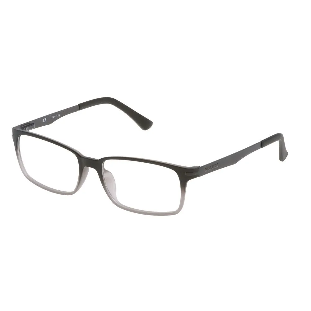 Police Unisex Black Plastic Frames