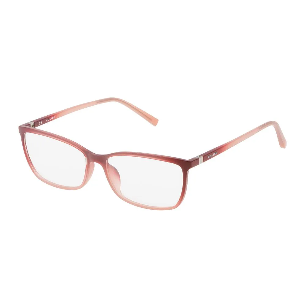 Police Women's Orange Plastic Frames
