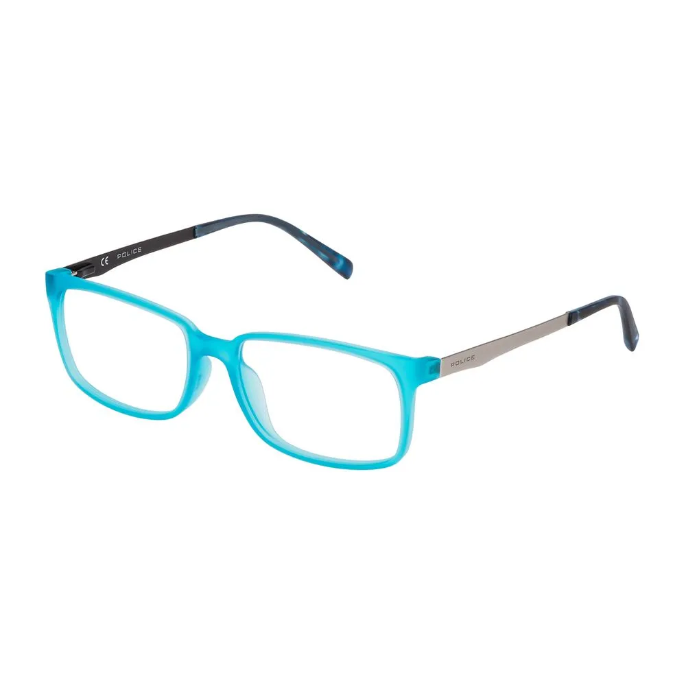 Police Men's Blue Plastic Frames