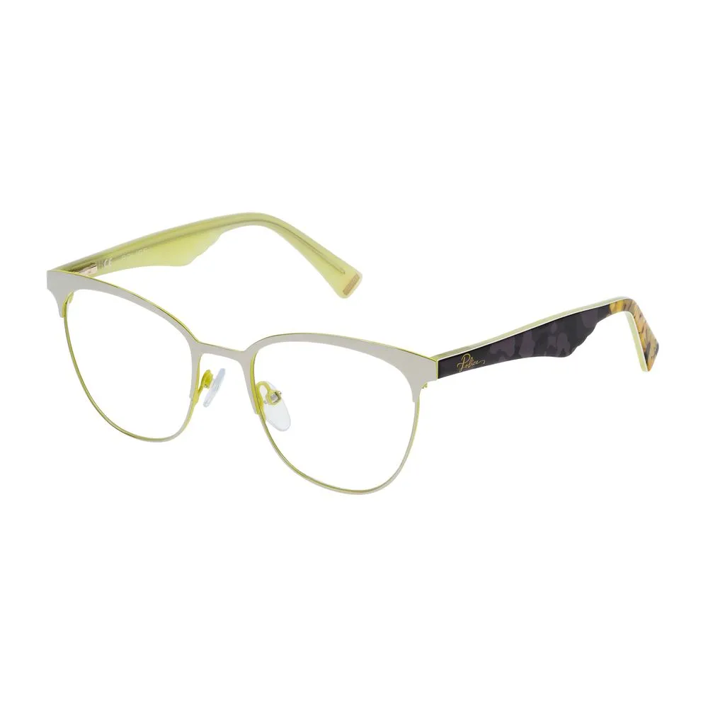 Police Women's Gray Metal Frames