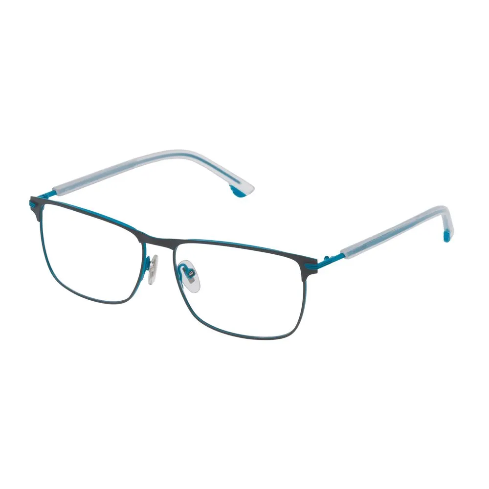 Police Men's Blue Metal Frames