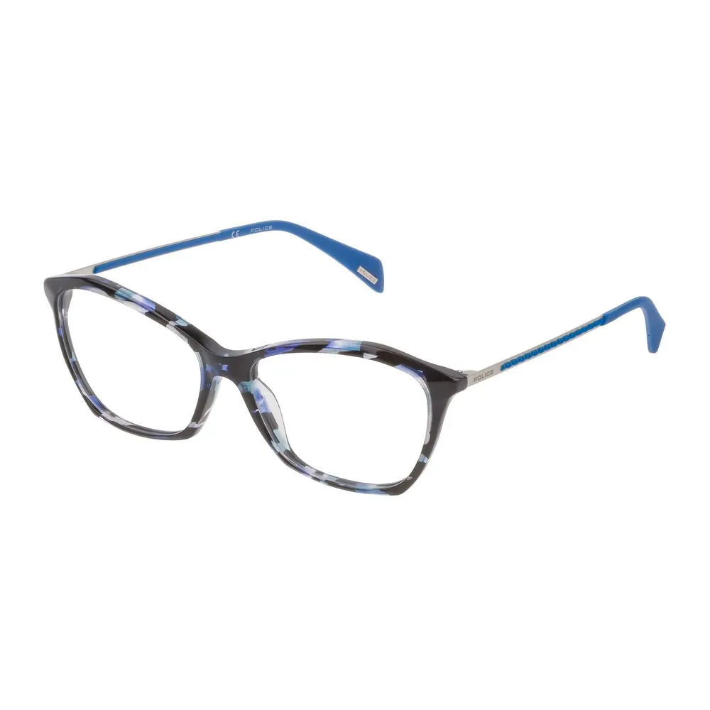Police Women's Blue Plastic Frames