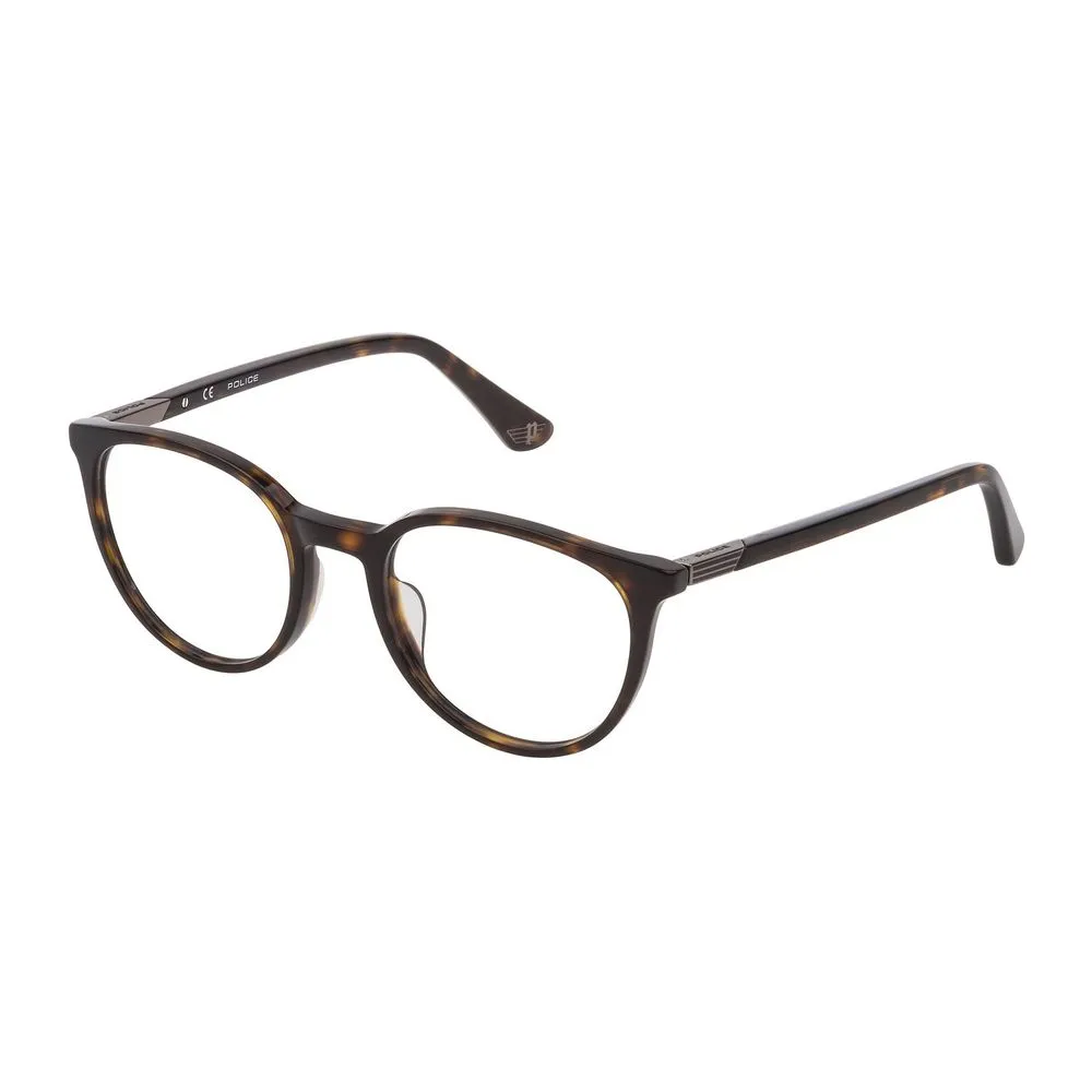 Police Men's Brown Plastic Frames