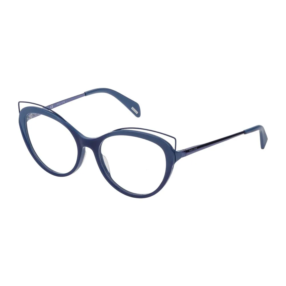 Police Women's Blue Plastic Frames