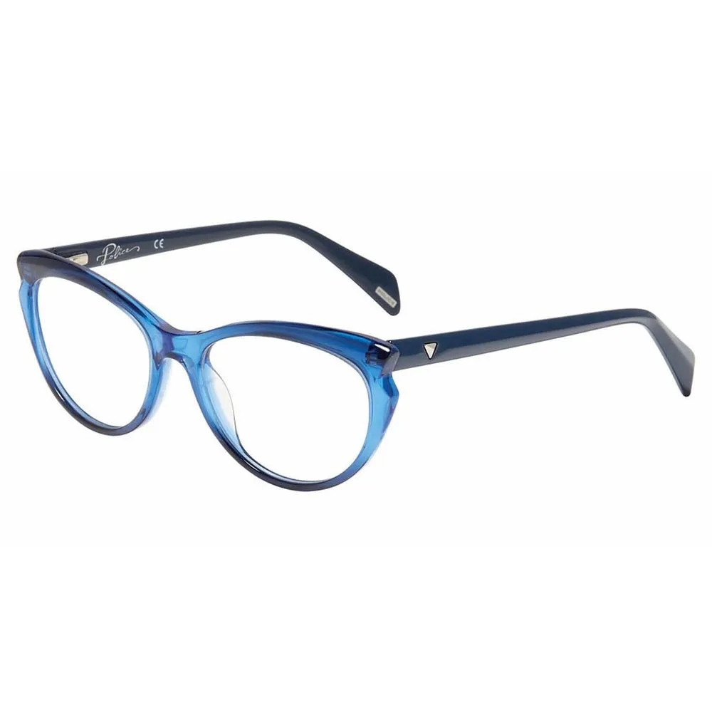 Police Women's Blue Plastic Frames