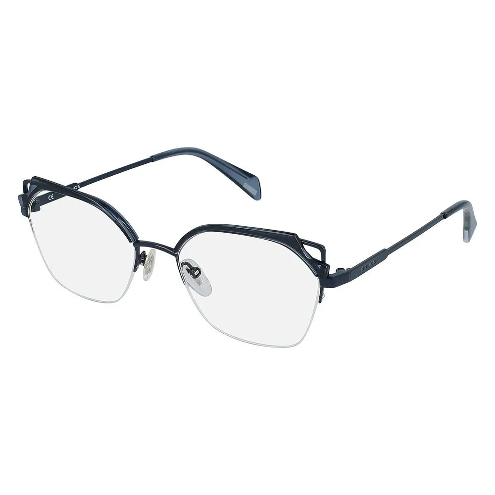 Police Women's Blue Metal Frames