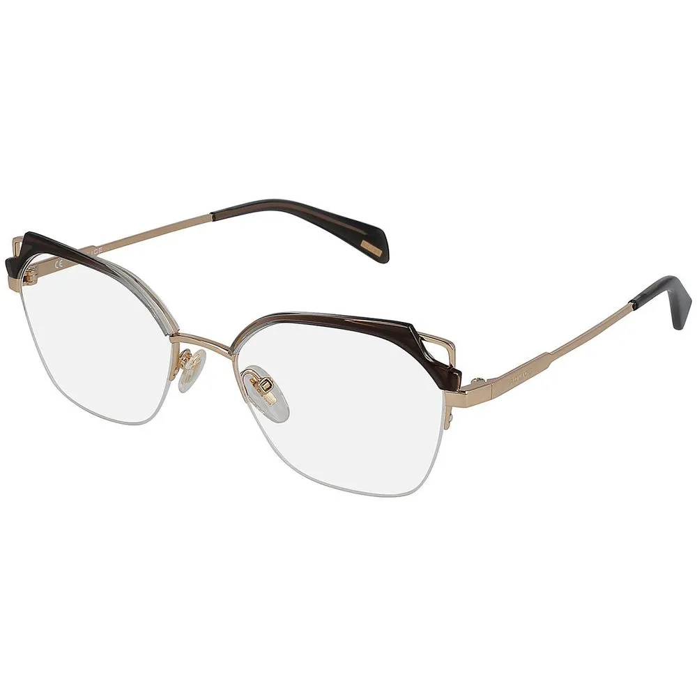 Police Women's Brown Combined Metal Frames