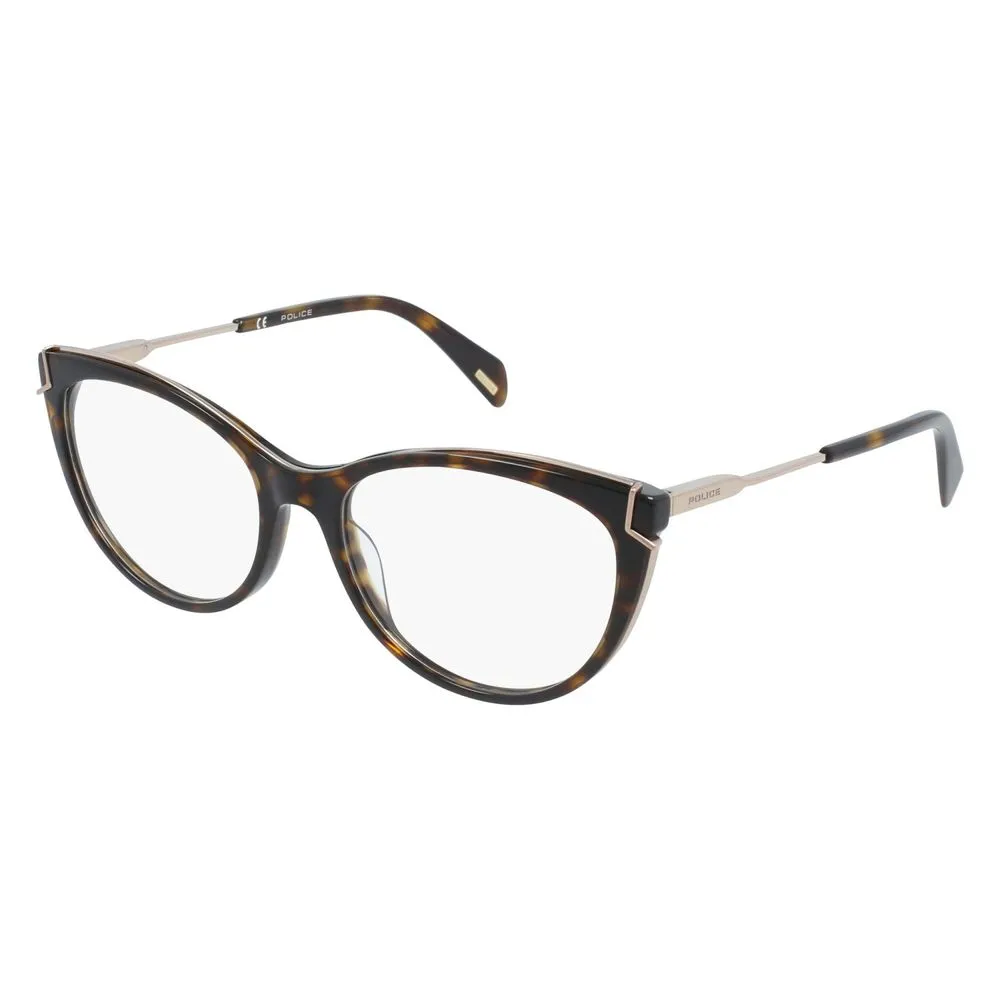 Police Women's Brown Combined Acetate Frames
