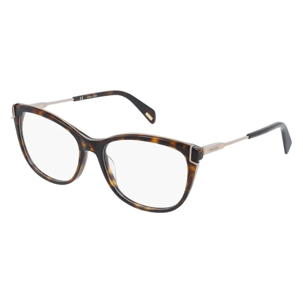 Police Women's Brown Combined Acetate Frames