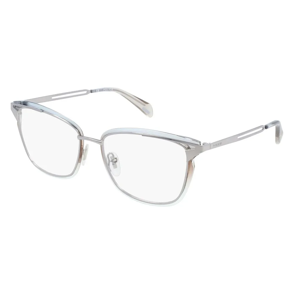 Police Women's Gray Metal Frames
