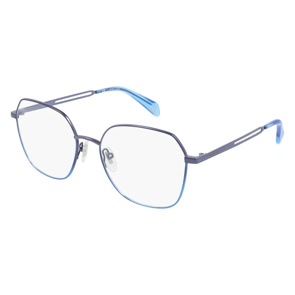 Police Women's Blue Metal Frames